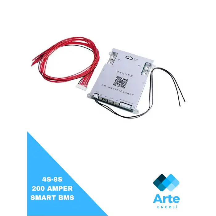 Jikong 4S-8S 200A Deşarj 1A Aktif Balans Bluetoothlu Smart BMS