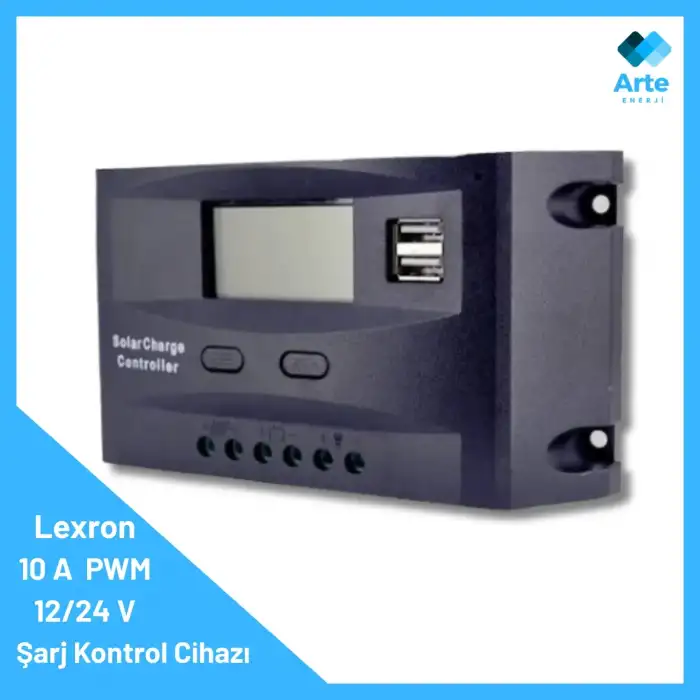 Lexron 10 A PWM Şarj Kontrol Cihazı