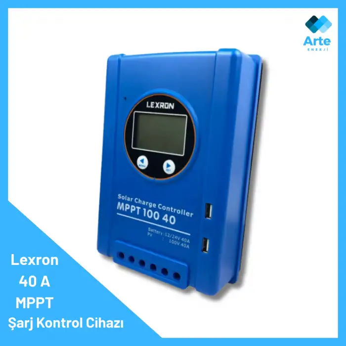 Lexron 40 A MPPT Şarj Kontrol Cihazı