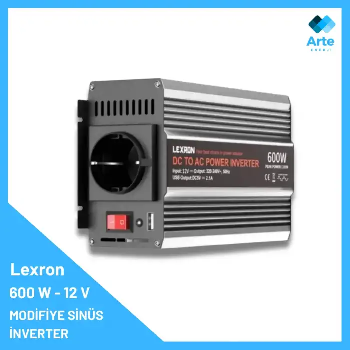 Lexron 600W-12 V Modifiye Sinüs İnverter