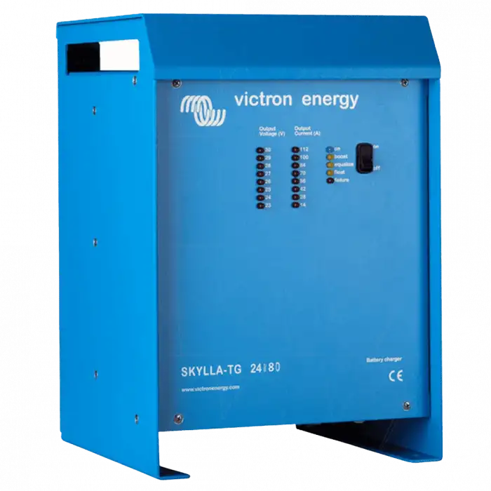 Victron Enerji Skylla-TG Şarj Cihazı 24V 100A | 1 Ana Çıkış + 1 Yardımcı Çıkış |120-240V Giriş Voltajı