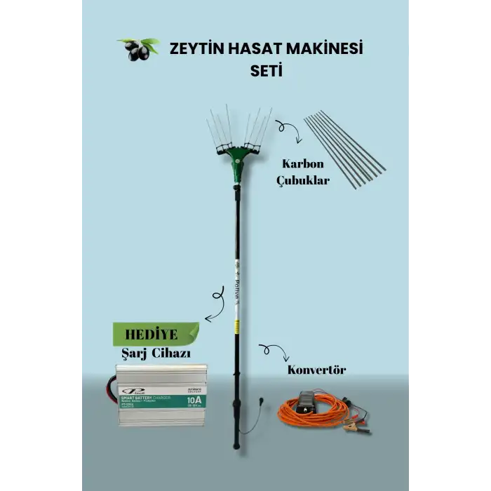 Zeytin Hasat Makinesi - Hediye Şarj Cihazı