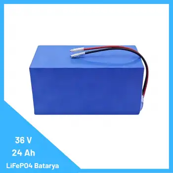 36V 24Ah LiFePO4 Batarya - Kompakt, BMS’li ve Uzun Ömürlü Lityum Enerji