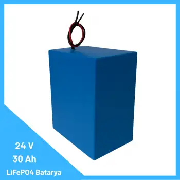 24V 30Ah LiFePO4 Batarya - Yüksek Verimli Taşınabilir Lityum Enerji Çözümü