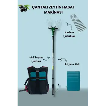 Çantalı Zeytin Hasat Makinesi