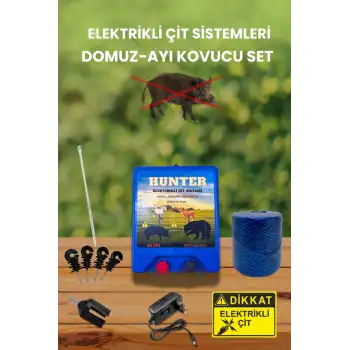 Domuz - Ayı Kovucu Elektrikli Çit Sistemi Adaptörlü 220V
