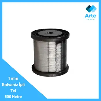 Elektrikli Çit Teli – 1mm Galvaniz Tel 500 Metre | Dayanıklı, Paslanmaz ve Uzun Ömürlü