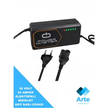 Powermaster PM-31122 36 Volt 20 Amper Elektrikli Bisiklet Şarj Cihazı Özellikleri