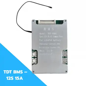 TDT BMS – 12S 15A Balanslı LiFePO4 Batarya Koruma Kartı