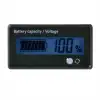 LCD Batarya Kapasite / Voltaj Göstergesi 12-84V Lion / LiFePO4 / Akü için Mavi Led - Tek Renk