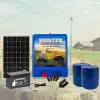 Hunter Ekonomik 1000Mt Domuz - Ayı Kovucu Elektrikli Çit Sistemi Güneş Panelli Akülü