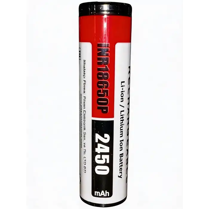 Orion 18650 2450mAh 12C Yüksek Deşarjlı Li-Ion Pil