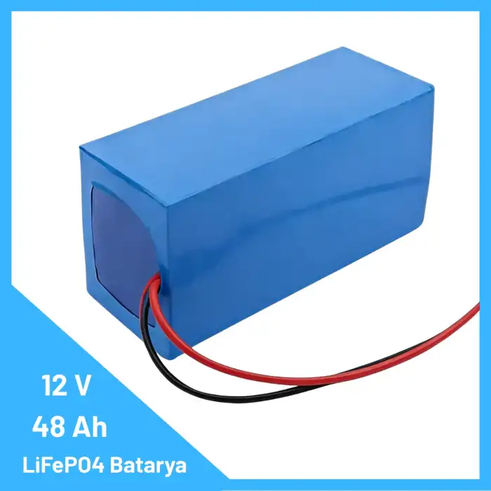 12V 48Ah LiFePO4 Batarya – Hafif, Güvenli, Kompakt Güç Kaynağı