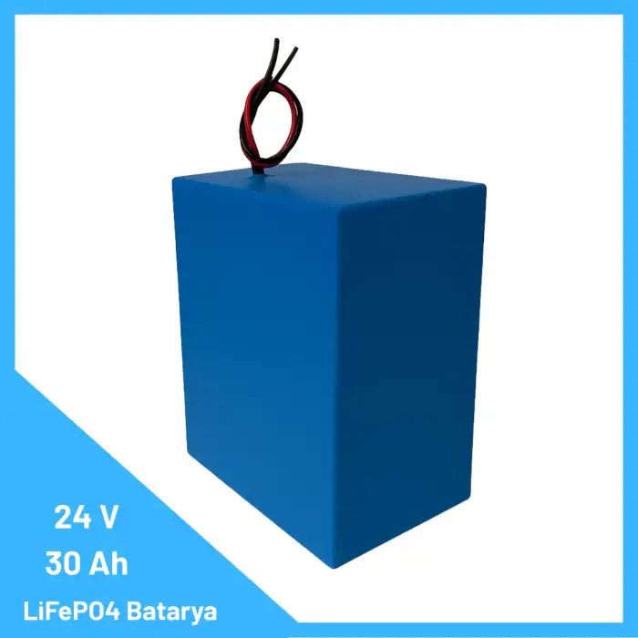 24V 30Ah LiFePO4 Batarya - Yüksek Verimli Taşınabilir Lityum Enerji Çözümü