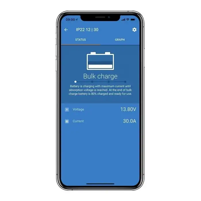 Victron Energy Blue Smart IP22 Charger 12v 15A | 1 Çıkış Şarj Cihazı
