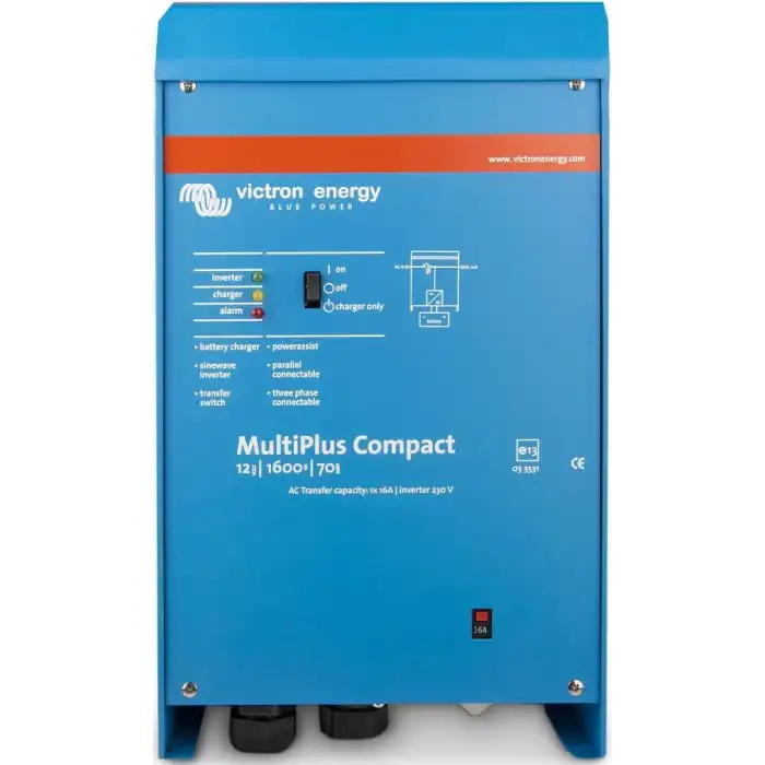 Victron Energy MultiPlus C 12/1600/70-16 | 12V – 1300W – 70A Şarj – 16A Otomatik Geçiş