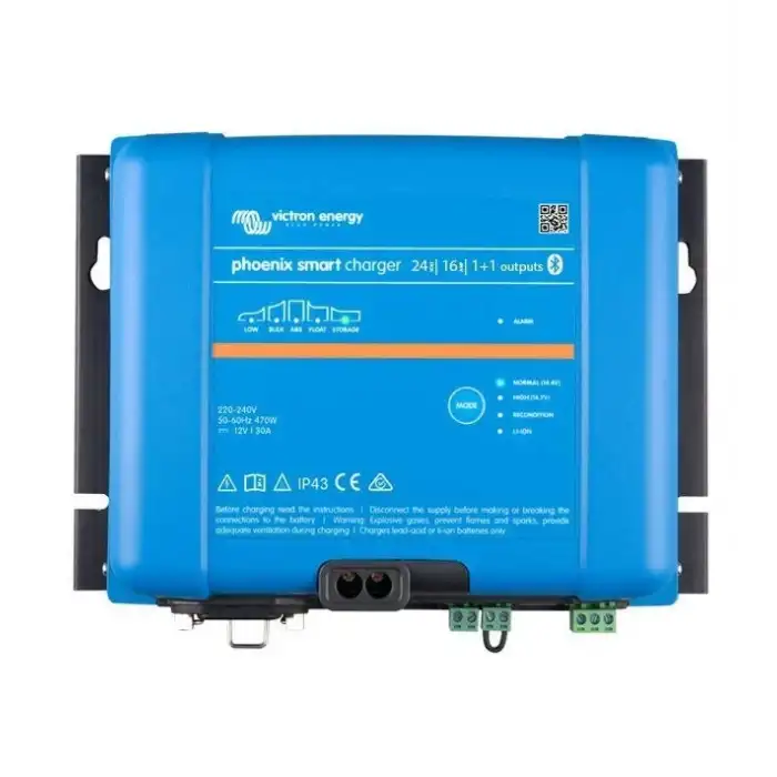 Victron Enerji Phoenix Smart IP43 Şarj Cihazı 24/16A (1+1)