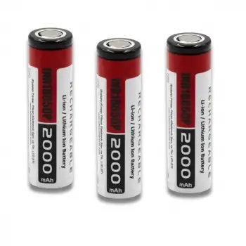 Orion 5 Adet 18650 Lityum İyon Pil 3.7V 2000mAh 15C Deşarj