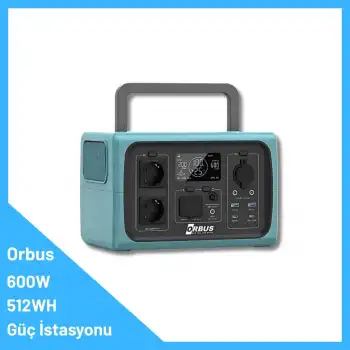 Orbus 600W 512WH Power Station | Taşınabilir Güç İstasyonu