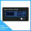 LCD Batarya Kapasite / Voltaj Göstergesi 12-84V Lion / LiFePO4 / Akü için Mavi Led - Tek Renk