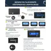 LCD Batarya Kapasite / Voltaj Göstergesi 12-84V Lion / LiFePO4 / Akü için Mavi Led - Tek Renk