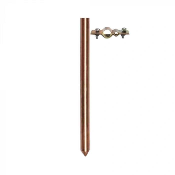 BAKIR Topraklama Çubuğu Çap ?12mm Boy 70cm Cu Tam Bakır