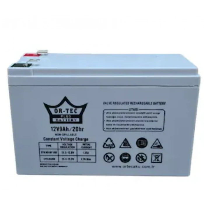 12v 9A Kuru Bakımsız Akü UPS Güç Kaynağı Akülü Sırt Motoru Aküsü Vs.