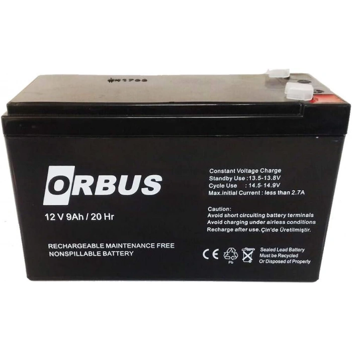 12v 9A Kuru Bakımsız Akü UPS Güç Kaynağı Akülü Sırt Motoru Aküsü Vs.