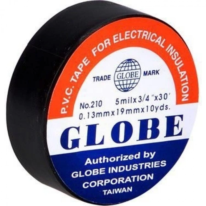 GLOBE 18MM İzole Bant SİYAH Elektrik Bandı