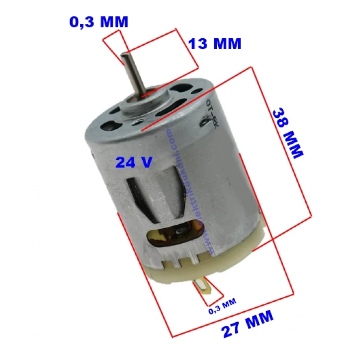 Fön Makinesi 24v Saç Kurutma Makinesi Motoru 24 Volt