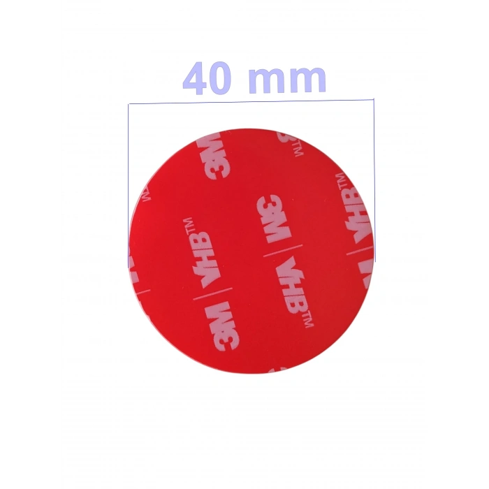3M Slikon Yuvarlak Çift Taraflı Bant 40mm 10lu Paket (Genişlik 40mm 4cm)