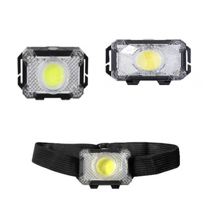 5w Ledli Madenci Kafa Lambası Feneri 3*AA Kalem Pil İle Çalışır