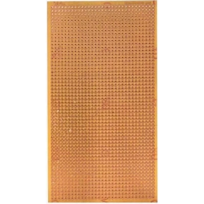 50x100mm Delikli Bakır Plaket Tek Taraflı Devre Kartı 5x10 Cm