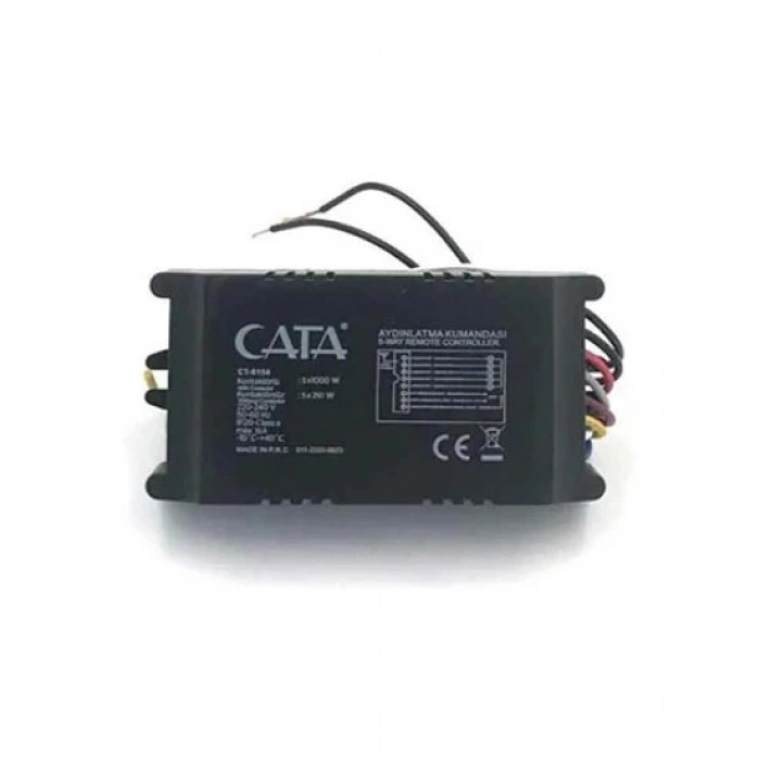 CATA 4 Çıkışlı Avize Aydınlatma Kumandası 4x1000w 4lü Wireless Kontrol IP20 220 Volt
