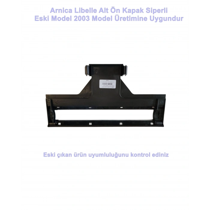 ARNİCA Libella Fırçalı Turbo Başlık Alt Ön Kapak (Eski Model EP TF Orjinal Yedek Parça)