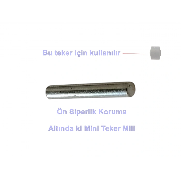 ARNİCA Libella Fırçalı Turbo Başlık Küçük Tekerlek Mili (Eski Model EP TF Orjinal Yedek Parça)