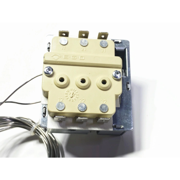 EGO Çift Problu Sanayi Tip Trifaze 135-180 Derece Gazlı Fritöz Termostat ( İki Uclu 6 Ayaklı 3 Kontaklı)