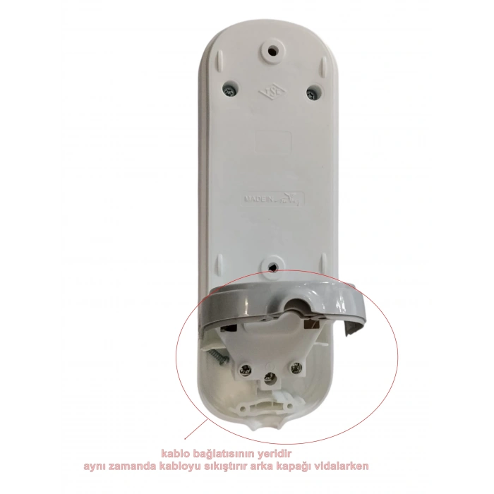 ARS Üçlü Topraklı Grup Priz Klemensli 3Lü Grup Priz (Duvara Vidalanabilen)