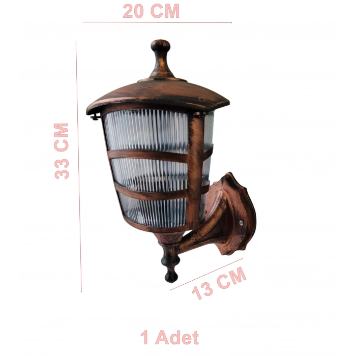 ZERPA ÜÇGEN DUVAR APLİK BAKIR ESKİTME