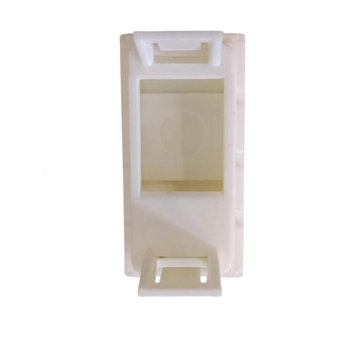 MUTLUSAN 45x22.5 Kanal İçi Panjurlu Data Priz Kapağı / Telefon Kapağı (RJ-11 / RJ-45 Keystone Jack İçin Uygundur)