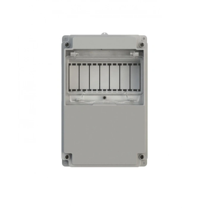 NEAD Boş 156x238x127 Kombinasyon Kutusu Termoplastik Gri IP65 (1 Trifaze 2 Monofaze Priz Takılabilir)