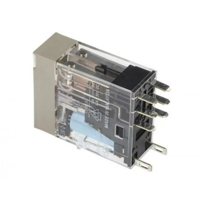 OMRON G2R-2-SN 24v DC 8 Pinli Ledli Röle 2 Açık 2 Kapalı Kontaklı 5 Amper (Bobin 24 Volt Doğru Akım 8 Kalın Soket Ayaklı Role)