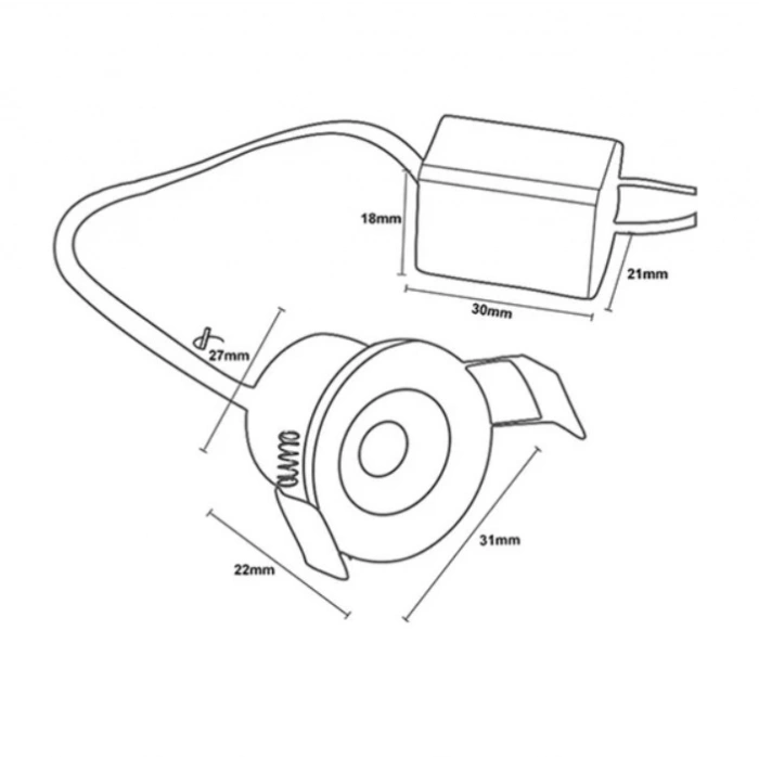 CATA Yıldız 1.5w SATEN Kasa Günışığı Işık Power Ledli Parmak Spot 3200k 220v IP20