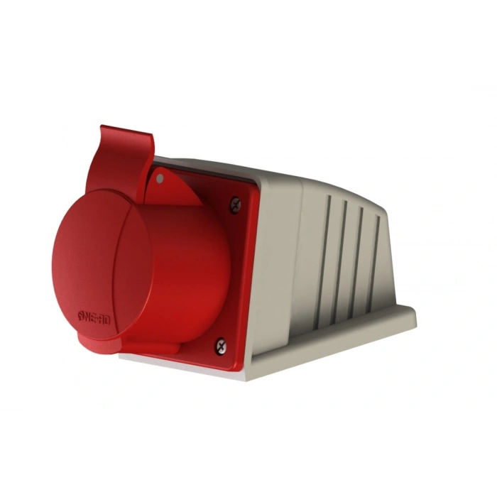 NEAD 5x32A Sıva Üstü DUVAR Prizi Trifaze Sanayi Priz 3 Faz+N+Toprak IP44