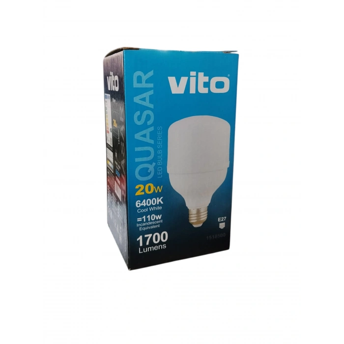 VİTO 20W TORCH LED AMPUL BEYAZ E-27 6400K