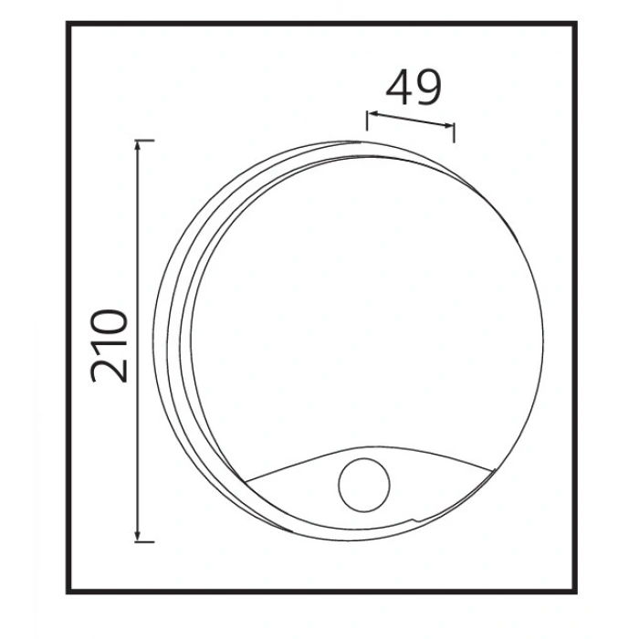 HOROZ Vesper-15 GÜNIŞIĞI Sensörlü Yuvarlak 18w Led Duvar Aplik Dış Mekan Armatür 4000k 220 Volt 15 Watt IP54