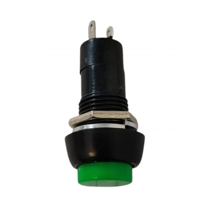 ENDER 12mm YEŞİL Yuvarlak Kalıcı Çıt Çıt Buton Anahtar