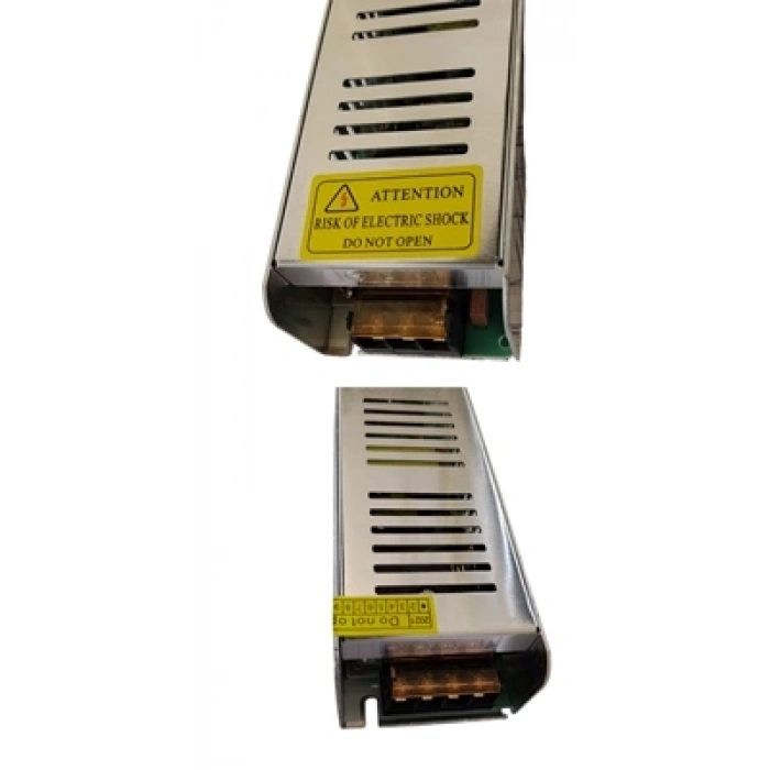 ERKLED Slim 12v 12.5A Şerit Led Trafosu 150w IP20  (12 Volt 12.5 Amper 15mt ye Kadar Kullanım İçin Uygundur)