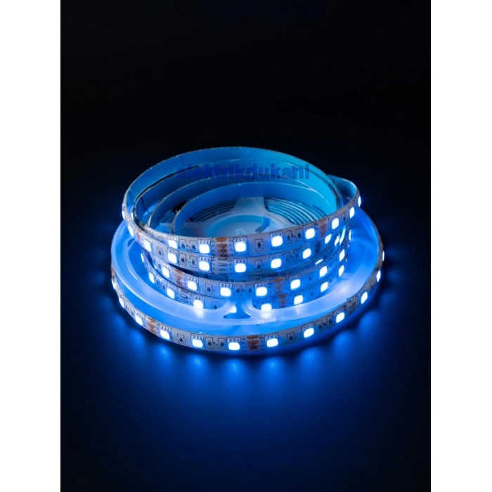 GLOBAL K2 RGB Dış Mekan Şerit Led 10 Çipli 1mt 12V Dc IP44 (60 led/1mt 12 Volt)