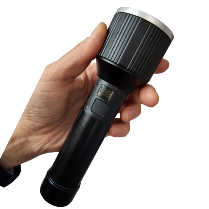 POWERDEX 30w Şarjlı Ledli Profesyonel Avcı Tüfek El Feneri 2400Lm 26650 Pil 6000mAh 3.7v IP65